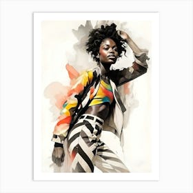 Afro Fashion Art Print