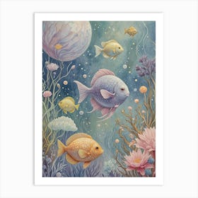 Under The Fantasy Sea Art Print