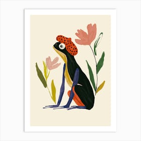 Parisian Frog Art Print