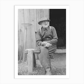 Old Lumberjack, Winton, Minnesota By Russell Lee Art Print