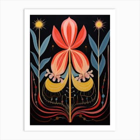 Kangaroo Paw 3 Hilma Af Klint Inspired Flower Illustration Art Print