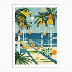 Cannes Poster Art Print