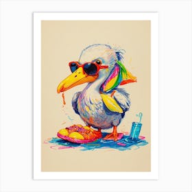 Pelican 7 Art Print