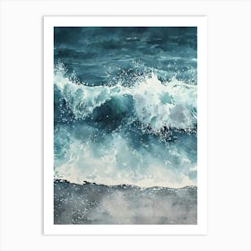 Ocean Waves 4 Art Print