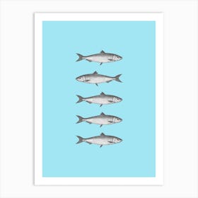 sardines art prints Art Print