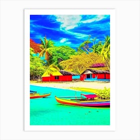 Moyo Island Indonesia Pop Art Photography Tropical Destination Art Print