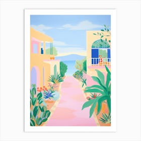 Santa Marinella, Italy Colourful View 4 Art Print