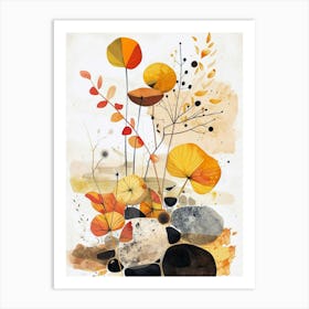 Autumn Flowers 1 Art Print