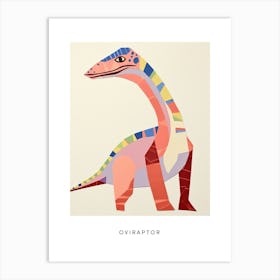 Nursery Dinosaur Art Oviraptor 1 Poster Art Print