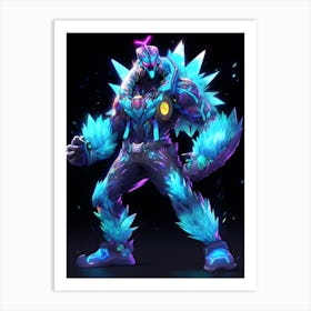 Ice Monster Art Print