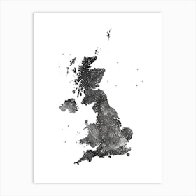 United Kingdom Inkpress Artwork Art Print