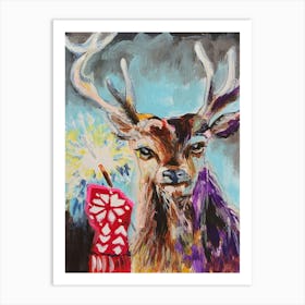 Sparkling Stag Art Print