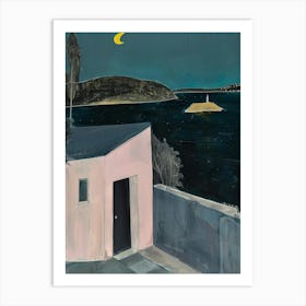 Moonlight Over Sydney Art Print