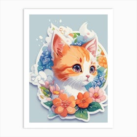 Smal cat Art Print