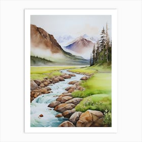 Mountain Stream.13 Art Print