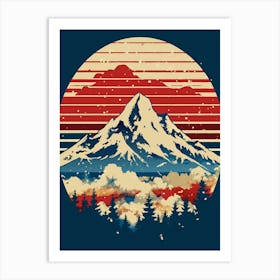 Mountain Sunset Art Print