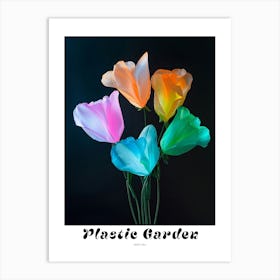 Bright Inflatable Flowers Poster Sweet Pea 3 Art Print
