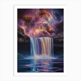 Waterfall Canvas Print Art Print