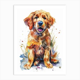 Golden Retriever Art Print