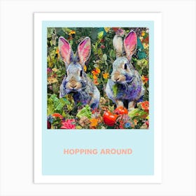 Hopping Around Poster 3 Art Print