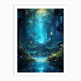 Fairy Forest 1 Art Print