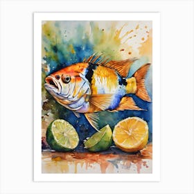 Tequila Splitfin Fish 1 Art Print