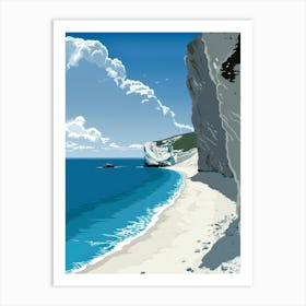 Cliffs Of Dorset 1 Art Print