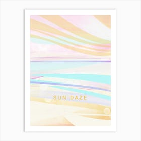 Tropical sunset Art Print