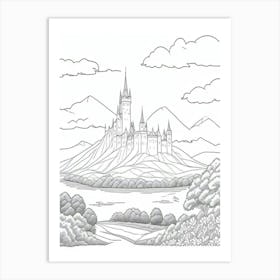 Castle On The Hill Art Print