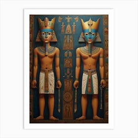 Egyptian Gods 2 Art Print