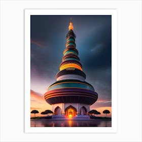 Buddhist Temple 1 Art Print