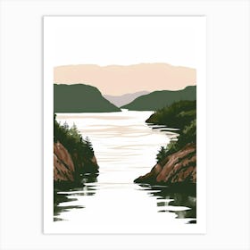 Rocky Shoreline Art Print