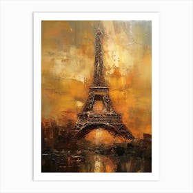 Eiffel Tower Paris Turner Style 1 Art Print