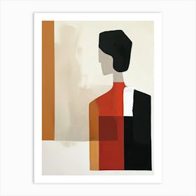 Abstract Woman, Minimalism Art Print