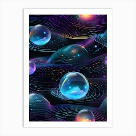 Bubbles In The Sky Art Print