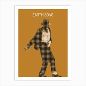 Earth Song Michael Jackson Art Print