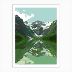 Saskatchewan Mountains 1 Art Print