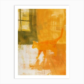 Orange Cat 6 Art Print