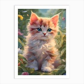 Cute Kitten Art Print