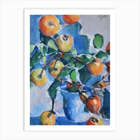 Persimmon 1 Classic Fruit Art Print