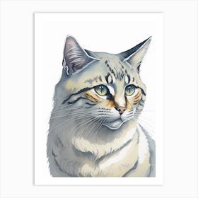 Cat Portrait Art Print