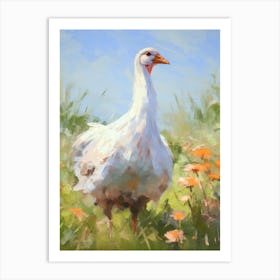 Bird Painting Turkey 2 Art Print