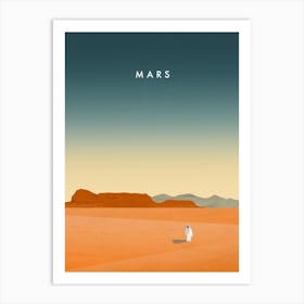 Mars Art Print