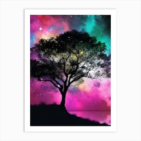 Tree In The Sky 5 Art Print