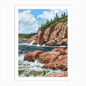 Rocky Shore Art Print