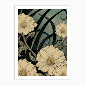 Dahlias 12 Art Print