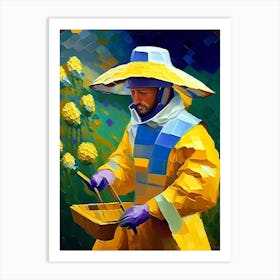 Beekeeping Suit 2 Painting Art Print