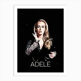 Adele 8 Art Print