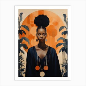 Afro-American Woman 18 Art Print