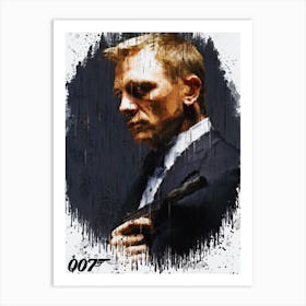Daniel Craig Is James Bond Art Print